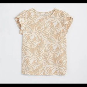 🛍3/$20🛍LOFT petal sleeve tee